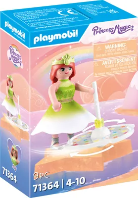 Immagine prodotto di PLAYMOBIL Principessa Magica 71364 Trottola arcobaleno celeste con principessa