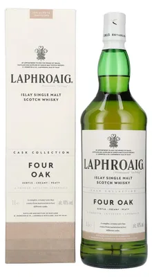 Produktbild von Laphroaig FOUR OAK Cask Collection 40% Vol. 1l in Geschenkbox