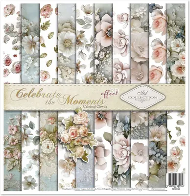 Produktbild von Scrapbooking-Papier Set 30×30 cm – SLS-090 Celebrate the Moments – ITD Collection