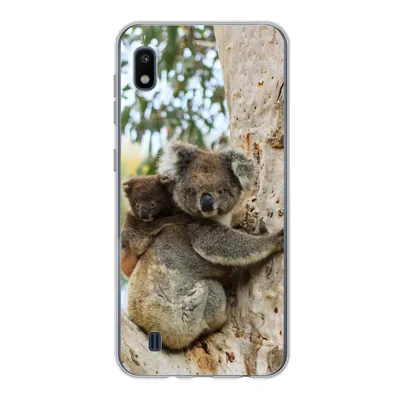 Produktbild von MuchoWow® Handyhülle Schutzhülle Hülle für Samsung Galaxy A10 Koalas - Kind - Baum - Kinder - Junge - Mädchen Silikon Softcase Handy Hülle - Schutzhülle