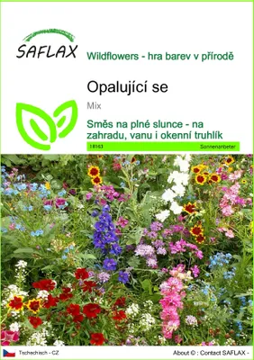 Obrázek produktu pro SAFLAX - opalující se - Mix - 1000 Semena