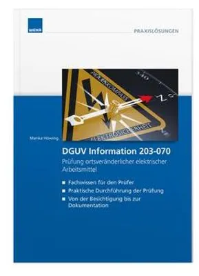 Produktbild von DGUV Information 203-070