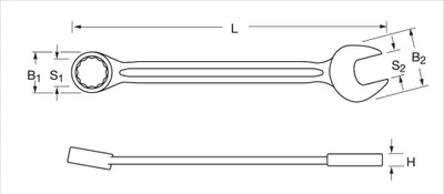 Obrázok produktu pre Proxxon SPANNER COMBINED 23922 22X22MM (4)