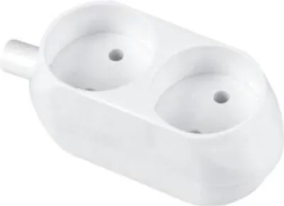 Zdjęcie produktu dla Gniazdo gn-260 2-gniazdowe bez uziemienia