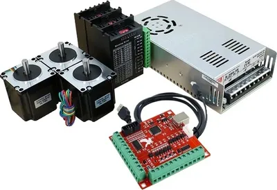 Zdjęcie produktu dla Zestaw CNC, silnik krokowy Nema 23, sterownik TB6600, 3kit 57HS76, TB6600