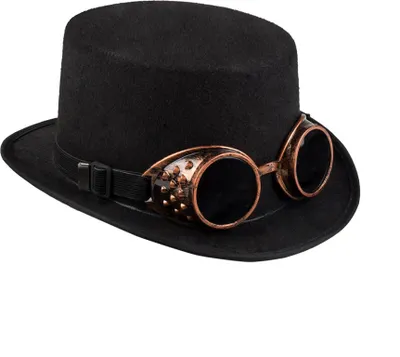 Produktbild von Boland Hut Steamgoggles schwarz Größe 59