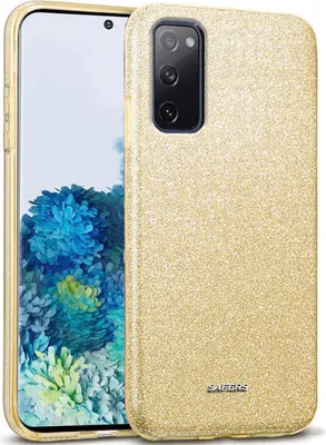 Produktbild von Conie Glitzer Schutzhülle für Samsung Galaxy S20 FE Hybrid Silikon Hard Case TPU Cover Hülle in Gold