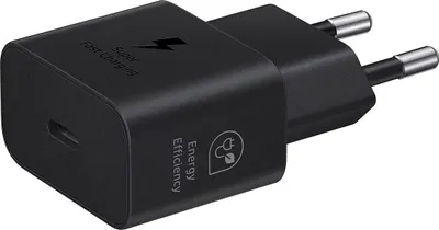Zdjęcie produktu dla Ładowarka Samsung USB-C 25W bez kabla do transmisji danych czarna