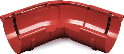 Produktbild von BRYZA verstellbare Außen-Rinnenwinkel 120°-145° Kunststoff Ø 75 mm, Rot RAL 3011