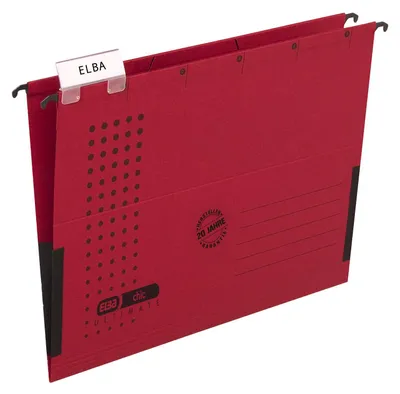 Produktbild von Elba Hängetaschen chic, VE5/85803RO A4 rot Karton (RC) 230 g/m² Inh.5