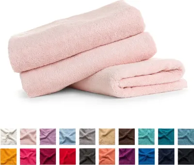 Produktbild von 3er Set Handtchücher 500 g/m², 100% Baumwolle, Handtuch 50x100 cm nr 25 - purpur, einzeln verpackt, 23 Farben zur Auswahl
