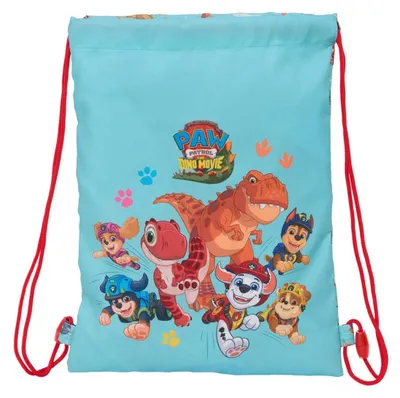 Produktbild von Safta Paw Patrol Dino Rescue Turnbeutel Blau  Kinder Blau One Size