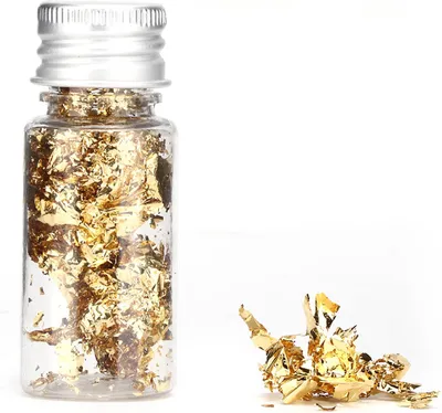 Produktbild von 2Pcs Multifunktionsflaschen dekorative Goldfolie Papier für Lebensmittel Dessert Dekoration Kunsthandwerk