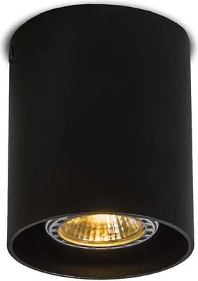Produktbild von QAZQA - Modern Moderner AufbauSpot I Spotlight I Deckenspot I Deckenstrahler I Strahler I Lampe I Leuchte schwarz GU10 50mm - Tubo I Wohnzimmer I Schlafzimmer - Aluminium Rund - LED geeignet GU10