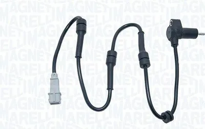 Produktbild von MAGNETI MARELLI ABS Sensor Raddrehzahl Hinten passend für PEUGEOT 306 Schrägheck (7A, 7C, N3, N5) 172100190010