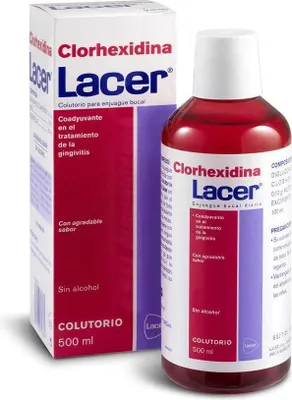 Obrázok produktu pre Lacer chlórhexidínová ústna voda 500 ml