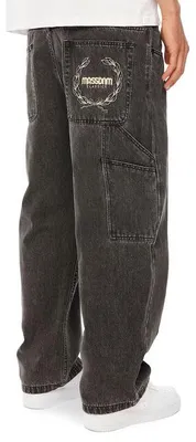 Image de Jean pour homme Mass Denim Crown Jeans, coupe extra baggy, délavé noir - Taille 40