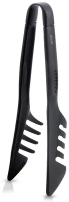 Obrázek produktu pro Kuchyňské kleště - kuchyňské náčiní - 27,5 cm - termoplast - černá barva