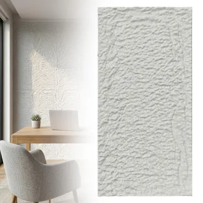 Produktbild von CEEDIR Wandpaneele Steinoptik 3D PU, 3 Stück, 120x60 cm, 0,72 m², Wandverkleidung Steinoptik Bruchstein Felsen Design, Steinplatten Wanddeko Innenbereich, Beige