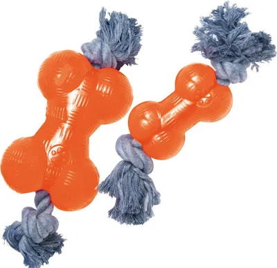 Produktbild von Hundespielzeug Gloria Knochen Orange 12