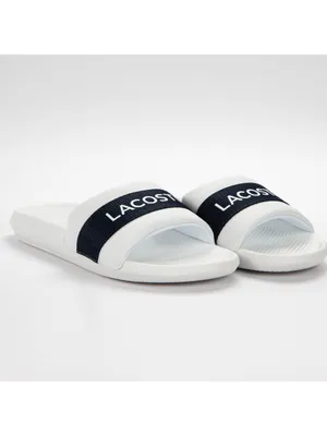 Produktbild von Lacoste Croco Textile Logo Badesandalen Weiß EU 39 1/2 Mann Weiß EU 39 1/2