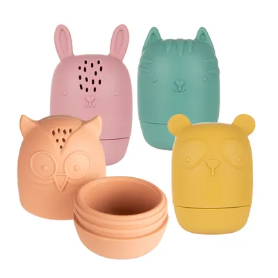 Obrázok produktu pre Sada silikonovch hraek do vany Canpol Babies - 4 ks