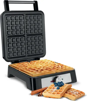 Zdjęcie produktu dla Gofrownica 4 gofry 1600W inox regulacja mocy Teesa