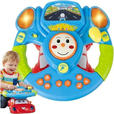Produktbild von Interaktives Kinderlenkrad mit Licht- und Soundeffekten