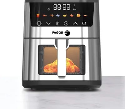Image de Friteuse à air chaud Air fryer 5L 1400W Argent Fagor FGAF220V