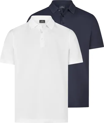Produktbild von RAGMAN 2er Pack Basic Poloshirt Klassischer Look, Formstabiles Material, Vielseitig kombinierbar