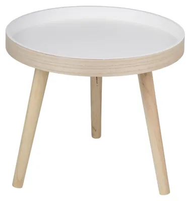 Obrázok produktu pre Moderný okrúhly konferenčný stolík Ø40 x 36 cm do obývačky alebo spálne