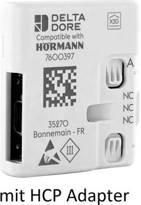 Immagine prodotto di Hörmann DeltaDore Gateway+ HCP Adapter für SupraMatic RotaMatic Antrieb