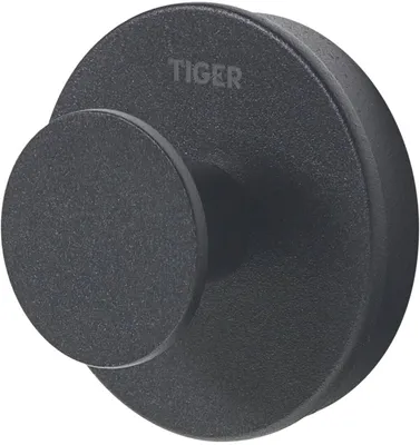Produktbild von Tiger Urban Haken groß, Handtuchhaken zum Schrauben, Farbe Schwarz, mit