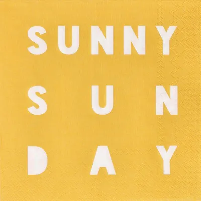 Produktbild von Räder Serviette 33x33cm Sunny Sunday