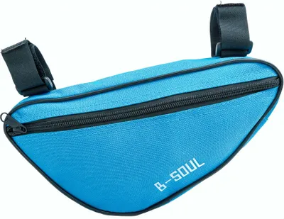 Produktbild von Fahrrad Tasche wasserfest Dreiecktasche Rahmentasche Triangeltasche Blau