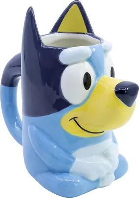 Imagen del producto de Taza 3D Bluey Cerámica 320 mls