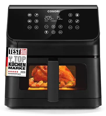 Produktbild von Cosori Premium II Plus, Heißluftfritteuse, 6,2 l, 80 °C, 200 °C, 5 Person(en), 60 min
