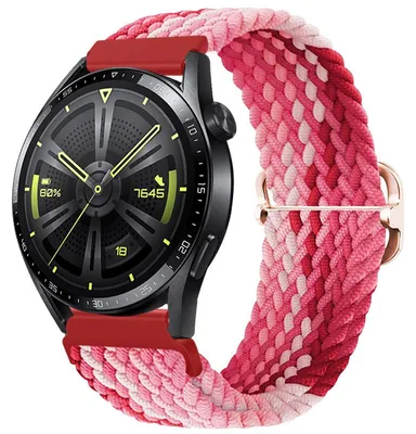 Produktbild von BStrap Elastic Nylon Armband für Xiaomi Amazfit Bip, strawberry