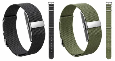 Produktbild von Solidchoice – Nylon-Uhrenarmband für 22 mm Uhren mit Werkzeug – 2 Stück
