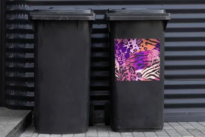 Produktbild von MuchoWow® - Abfall-Aufkleber - Container - für Abfallcontainer