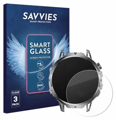 Produktbild von 3x Savvies Schutzglas Folie für Dremac EF13-E 1.85" 9H Panzer Schutzfolie Glas Displayschutz klar transparent
