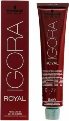 Produktbild von Schwarzkopf Igora Royal, Rot, 0-77, Copper Concentrate, Frauen, 60 ml, Tube