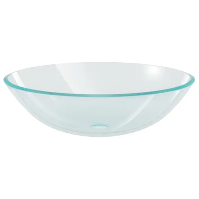 Obrázek produktu pro Umyvadlo z tvrzeného skla 42 cm transparentní