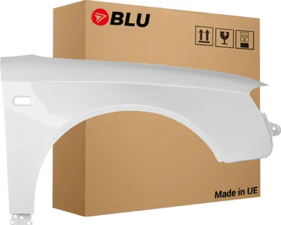 Immagine prodotto di BLU Parafango compatibile con Audi A4 B7 LY9C Destra Weiss IbisWeiss | 2004-2008 | Anteriore | Verniciato | Pronto per il montaggio | Acciaio