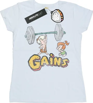 Obrázok produktu pre The Flintstones - Dámske tričko "Gains" BI20251 (XL) (White)