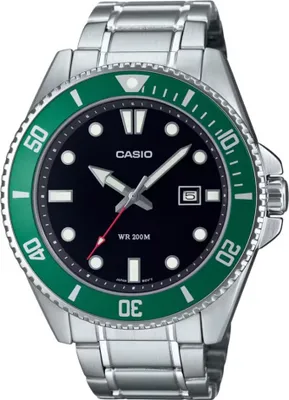 Produktbild von Casio Herren Armbanduhr MDV107D3A2VDF Quarz Edelstahl Schwarz 20 atm Wasserdicht