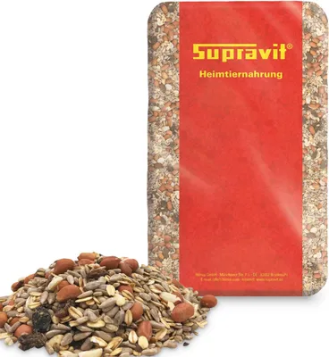 Produktbild von Supravit Balkonfutter für Wildvögel 25kg | Premium energiereiches Wildvogelfutter schalenfrei | Ganzjahres- & Winterfutter