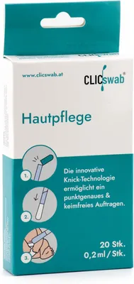 Produktbild von Hautpflege 20 x, milde Nabelpflege, für empfindliche Babyhaut, hygienisch mit