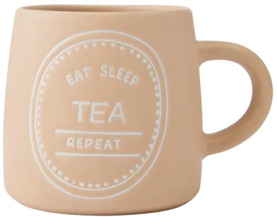 Zdjęcie produktu dla Porcelanowy kubek Eat Sleep Tea