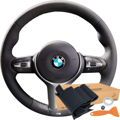 Obrázok produktu pre Poťah volantu pre BMW M Sport 1 2 3 4 5 6 X1 X2 X3 X4 X5 X6